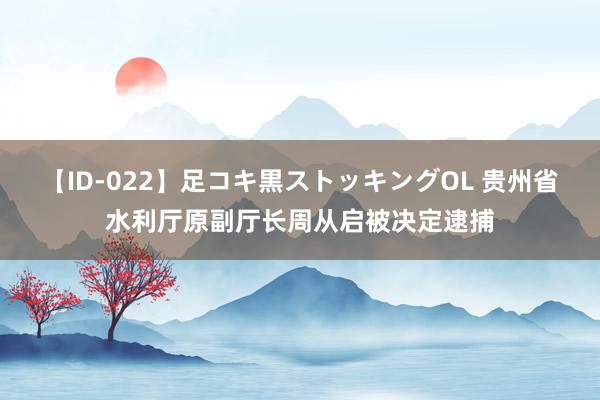 【ID-022】足コキ黒ストッキングOL 贵州省水利厅原副厅长周从启被决定逮捕