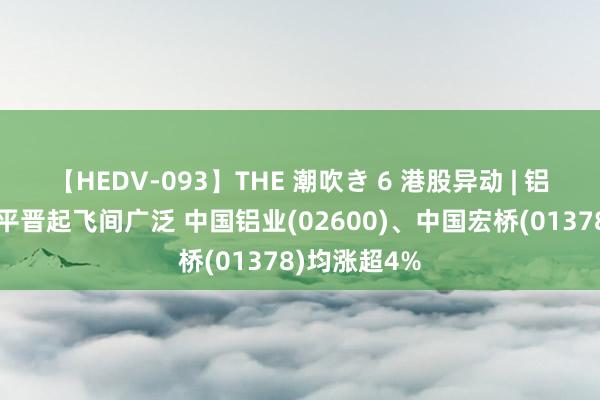 【HEDV-093】THE 潮吹き 6 港股异动 | 铝行业估值水平晋起飞间广泛 中国铝业(02600)、中国宏桥(01378)均涨超4%