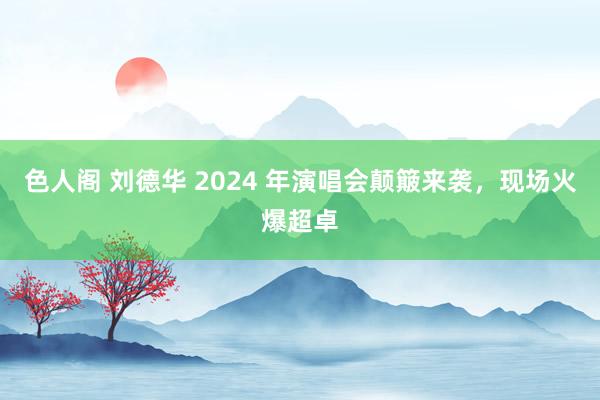 色人阁 刘德华 2024 年演唱会颠簸来袭，现场火爆超卓