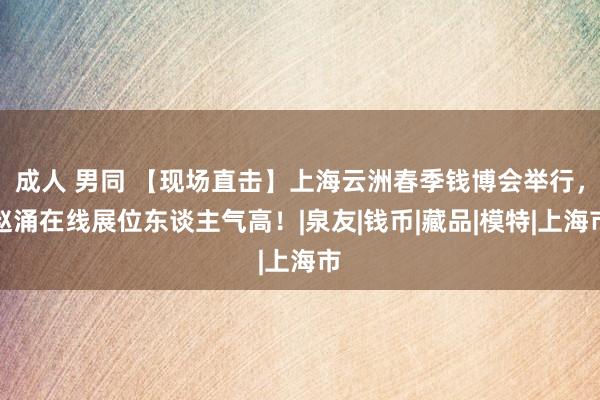 成人 男同 【现场直击】上海云洲春季钱博会举行，赵涌在线展位东谈主气高！|泉友|钱币|藏品|模特|上海市